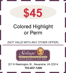Colored highlight or perm coupon