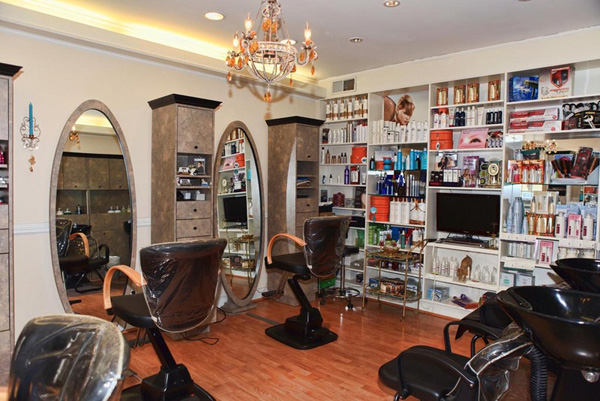 Interior of Solagé International Hair Salon & Day Spa